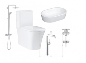 Bộ thiết bị vệ sinh Grohe Bundle 3