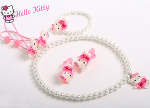 Bộ trang sức Hello kitty 9 món cho bé