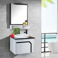 Bộ tủ, chậu bàn đá, kệ gương Lavabo ZT-LV899