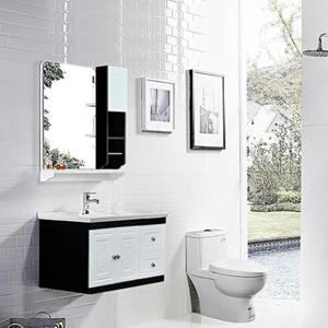 Bộ tủ, chậu, kệ gương lavabo Zento ZT-LV124