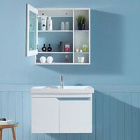 Bộ tủ, chậu, kệ gương lavabo Zento ZT-LV992