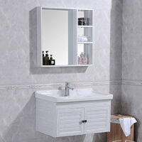 Bộ tủ, chậu, kệ gương Lavabo ZT-LV930