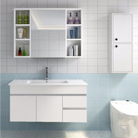 Bộ tủ, chậu, kệ gương Lavabo ZT-LV881