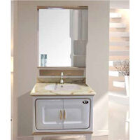 Bộ tủ chậu lavabo nhựa PVC Sáng Tạo 891-1