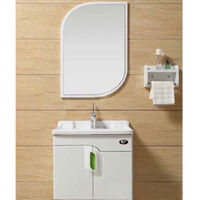 Bộ tủ chậu lavabo nhựa PVC Sáng Tạo 868