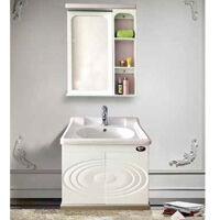 Bộ tủ chậu lavabo nhựa PVC Sáng Tạo 864