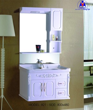 Bộ tủ chậu Lavabo Việt Mỹ B21