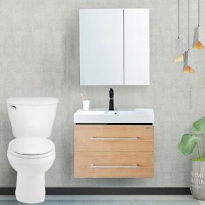 Bộ tủ, chậu, tủ gương Lavabo ZT-LV968