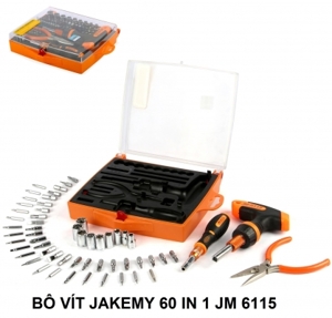 Bộ tua vít đa năng 60 in 1 Jakemy JM-6115