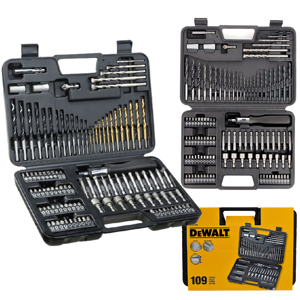 Bộ tuốc nơ vít và mũi khoan 109 chi tiết Dewalt DT0109-QZ