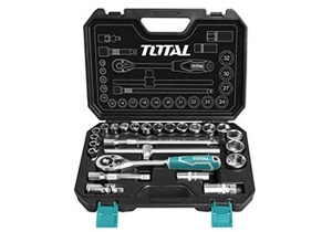 Bộ tuýp 25 chi tiết Total THT121251 1/2"