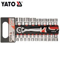 Bộ tuýp tay vặn Yato YT-3868, 1/2" 19 chi tiết