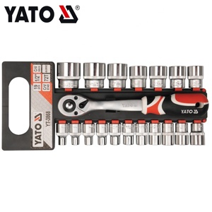 Bộ tuýp tay vặn Yato YT-3868, 1/2" 19 chi tiết