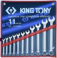 Bộ Vòng Miệng 11 chi tiết hệ inch 1/4" - 1" Kingtony 1211SR01