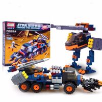Bộ xếp hình Gudi 8617 Amoured Truck and Mech - 401 chi tiết
