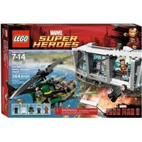 Bộ xếp hình Iron Man Tấn Công Lâu Đài Malibu Super Heroes Lego 76007