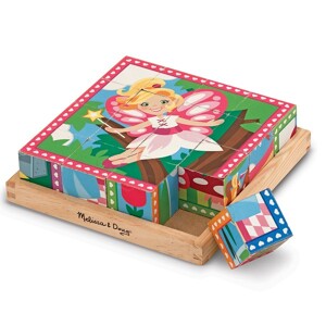 Bộ Xếp Hình Khối Vuông - Công Chúa Và Nàng Tiên Melissa & Doug - MB9040