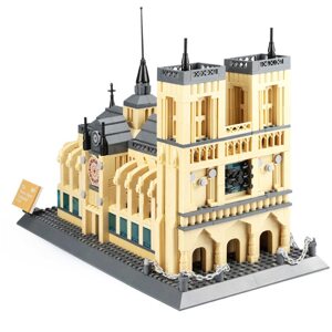 Bộ xếp hình Lego Nhà thờ Đức bà Paris Pháp WANGE 5210 NLG0043-10