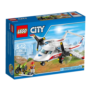 Bộ xếp hình máy bay cứu hộ Lego City 60116