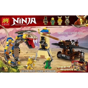 Bộ xếp hình mô hình rắn Ninjago Lele 31167