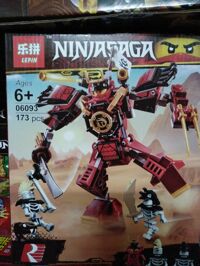 Xếp hình Ninja Lepin 06093 - Lắp ráp người máy Samurai 173 chi tiết