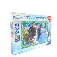 Bộ Xếp Hình Ravensburger Puzzle Jeux DHiver RV076215 2 Bộ 12 Mảnh Ghép