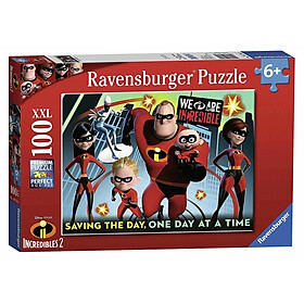 Bộ Xếp Hình Ravensburger Puzzle Incredibles 2 RV107162 (100 Mảnh Ghép)