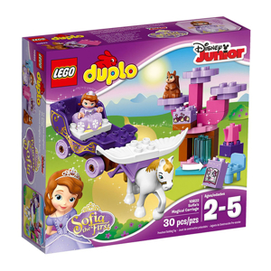 Bộ xếp hình Sofia và xe kéo thần tiên Lego Duplo 10822