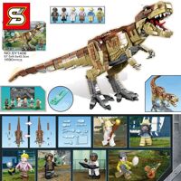 Lắp ráp khủng long bạo chúa Tyrannosaurus Rex trong công viên kỷ Jura SY1406 1690 Chi Tiết