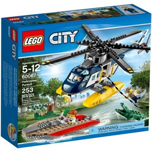 Bộ xếp hình Trực thăng truy đuổi Lego Ctiy 60067