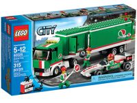 Bộ xếp hình Xe tải đội đua Grand Prix Truck LEGO City 60025