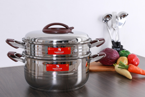 Bộ xửng hấp Happy Cook 2 tầng ST32-2