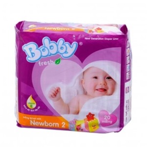 Miếng lót Bobby Fresh Newborn 2 20 miếng (trẻ từ 1 - 3 tháng)