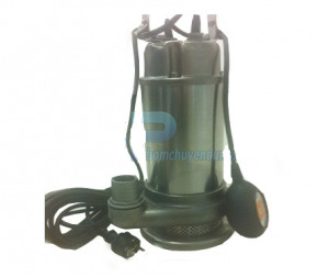 Bơm chìm thân inox đẩy cao có phao THT QDX1.5-15 0.5HP