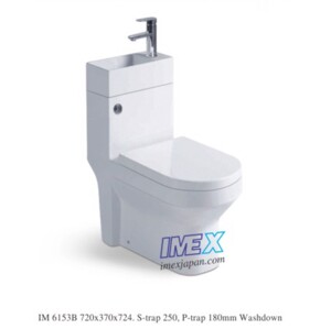 Bồn cầu Imex IM 6173B - 1 khối