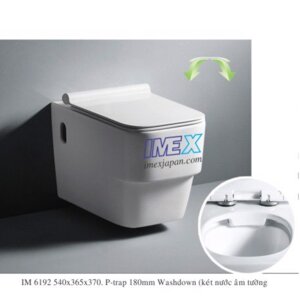 Bồn cầu Imex IM 6197 - 1 khối