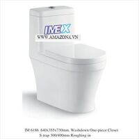 Bồn Cầu Một Khối IMEX IM6186 (IM 6186)