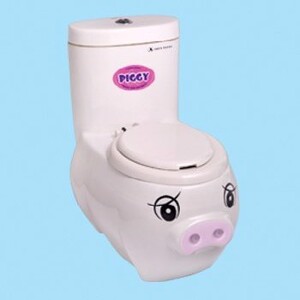 Bồn cầu trẻ em Thiên Thanh Piggy P0217TST2