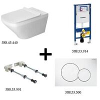 Bồn cầu treo tường Duravit Durastyle 588.45.440 (Trọn bộ)