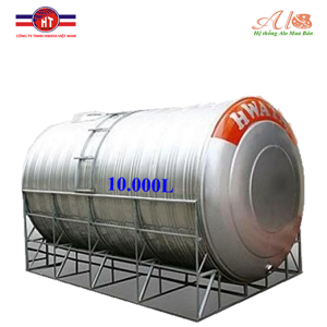 Bồn nước inox Hwata 10000L ngang