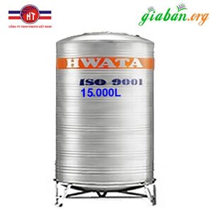 Bồn nước Inox Hwata 15000 lít đứng