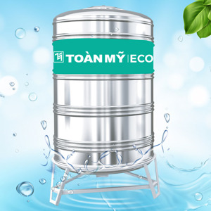 Bồn nước inox Toàn Mỹ ECO 1500 lít đứng