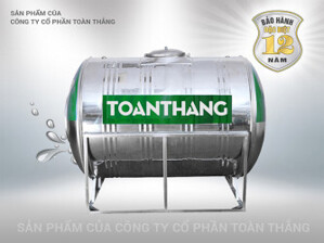 Bồn nước inox Toàn Thắng ngang TTN2500F1380