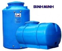 Bồn nước nhựa Bình Minh 1000 Lít đứng cao