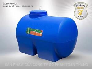 Bồn nước nhựa Toàn Thắng 700L, nằm ngang