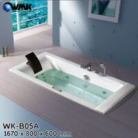 Bồn tắm âm Wisemaker WMK/WK-B05A (1670*800*600mm)