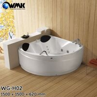 Bồn tắm góc Wisemaker WMK/WG-H02A(1500*1500*620mm)