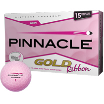 Bóng golf Pinnacle Gold Ribbon Pink 15PK P6043S-15PNP (hộp 3 trái)