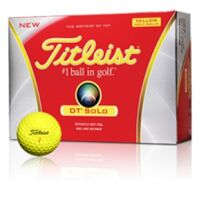 Bóng golf Titleist DT Solo yellow T6122S-NP (hộp 3 trái)