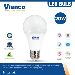 Bóng led bulb Vianco LB6VA - 20W